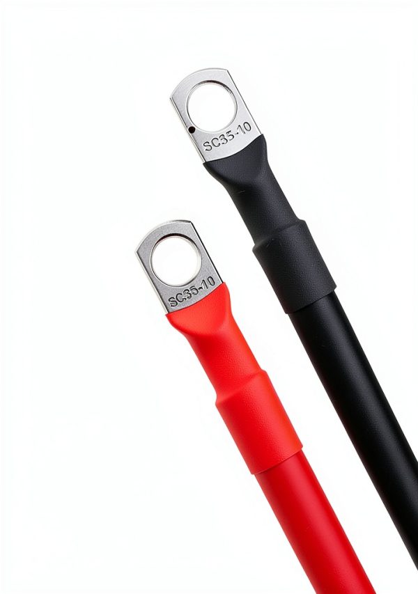 Linkstyle 2 AWG 15CM Red Black Battery Cable Set 6pcs Marine Copper-3
