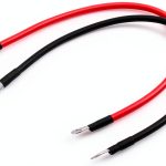 QKUDNGHY 12-Inch 8AWG Oxygen Free Copper Battery Cable Set-0