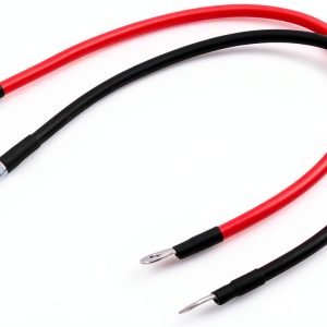 QKUDNGHY 12-Inch 8AWG Oxygen Free Copper Battery Cable Set-0