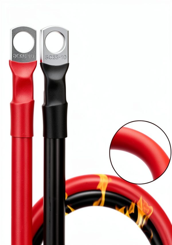 Linkstyle 2 AWG 15CM Red Black Battery Cable Set 6pcs Marine Copper-5