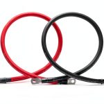 WindyNation 2/0 AWG Power-Flex Battery Cable Set 4 ft 3/8 in Lugs-0