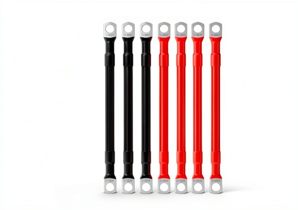 Linkstyle 2 AWG 15CM Red Black Battery Cable Set 6pcs Marine Copper-6