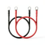 iGreely 8 AWG Positive Battery Cable Set 4ft 5/16 in Lugs Heavy Duty-0