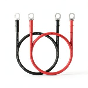 iGreely 8 AWG Positive Battery Cable Set 4ft 5/16 in Lugs Heavy Duty-0