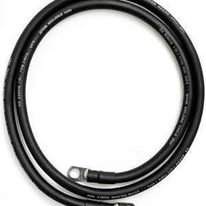 4 AWG Pure Copper Battery Cable End Game Tackle 3/8 Lug Black-0