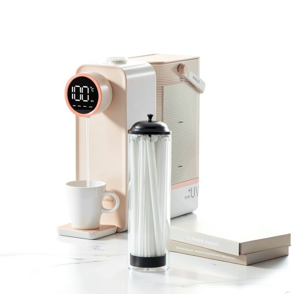 13.77 inch Straw Holder for Standard & Long Bended Size Drinking Straws,Straw Dispenser for Counter With Black Lid,Clear Drinking Organizer Container for Kitchen(Straws Include)-5
