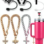 Jesus Straw Covers Christian Toppers for Stanley Cup 10MM Straws, 4-0