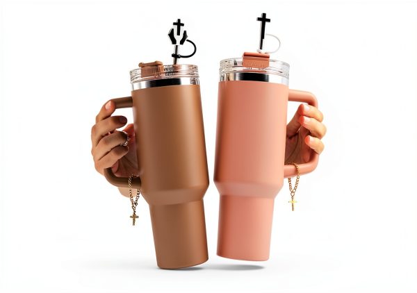 Jesus Straw Covers Christian Toppers for Stanley Cup 10MM Straws, 4-4