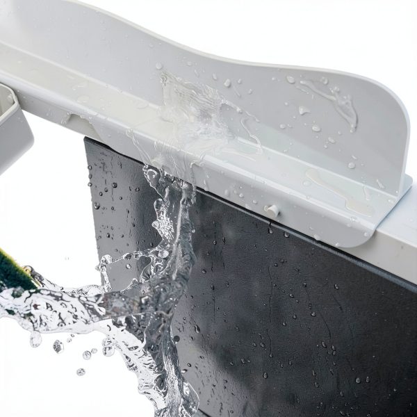 Silicone Sink Splash Guard MACMED Gray 19.5" Edge Protector-6
