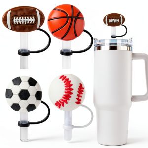 Straw Cover Cap Zoranala 30 & 40 Oz Stanley Silicone Ball Tips 6 Pack-0